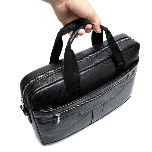 Men's Leather Business Retro First Layer Cowhide Men's Briefcases