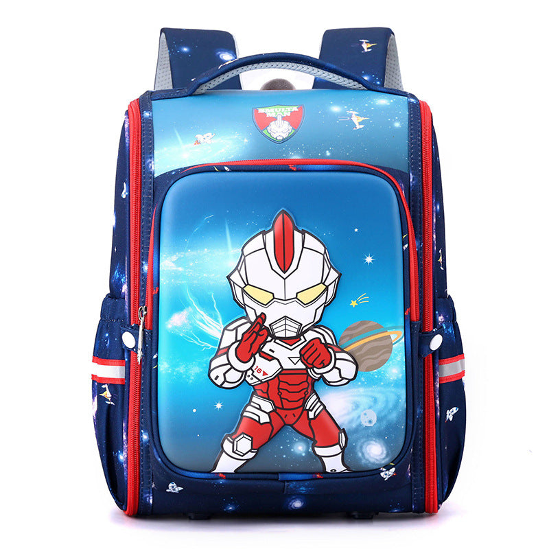 Cartoon Primary Grade Large Capacity Burden Reduction Elementary School Students' Schoolbags