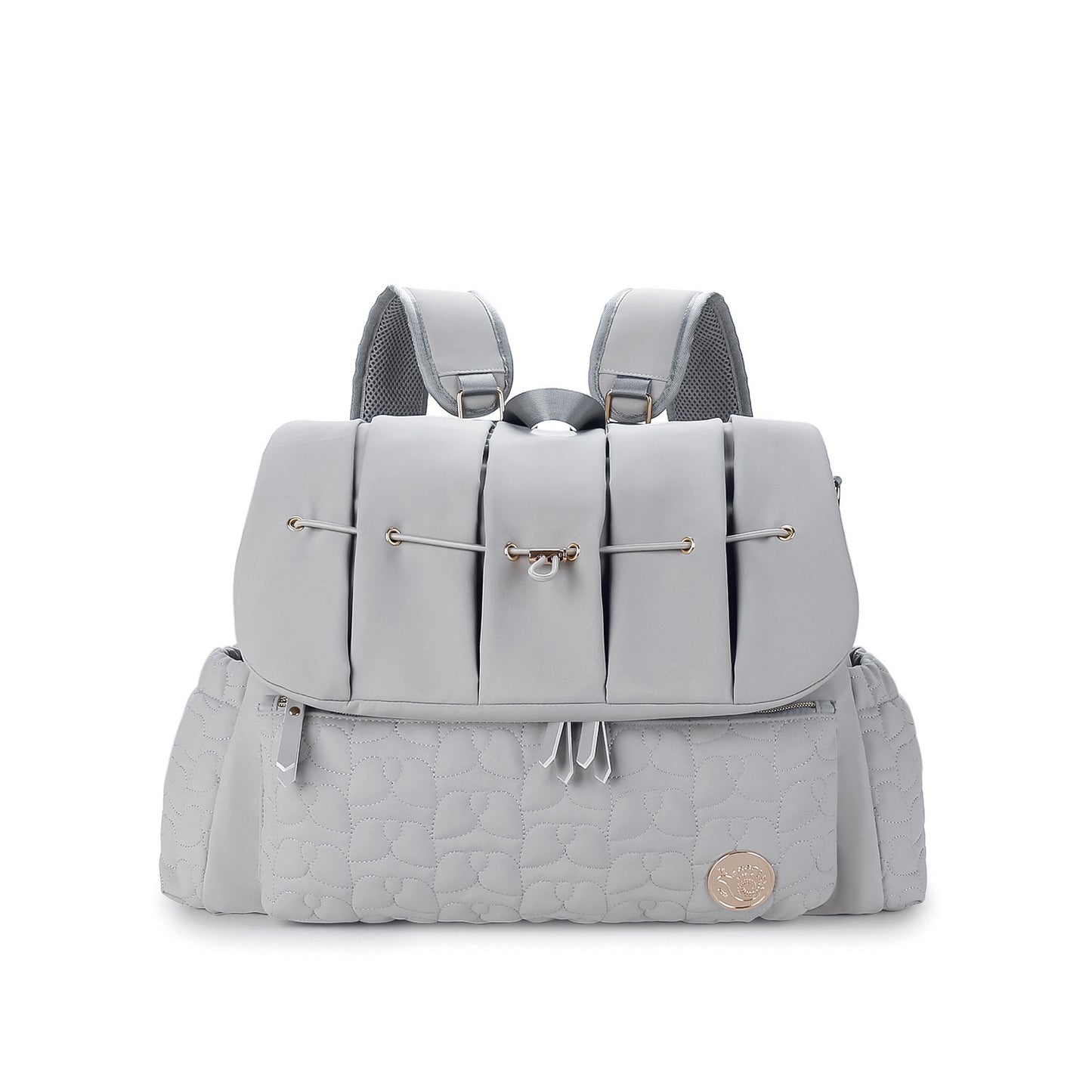 Quilted Embroidered Mummy Multifunctional Mom Detachable Bags