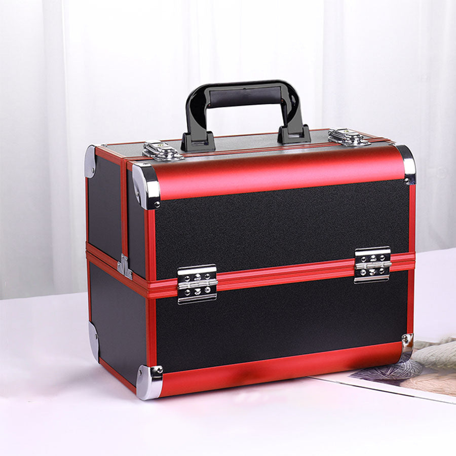 Tattoo Manicure Toolbox Portable Aluminum Korean Cosmetic Cases