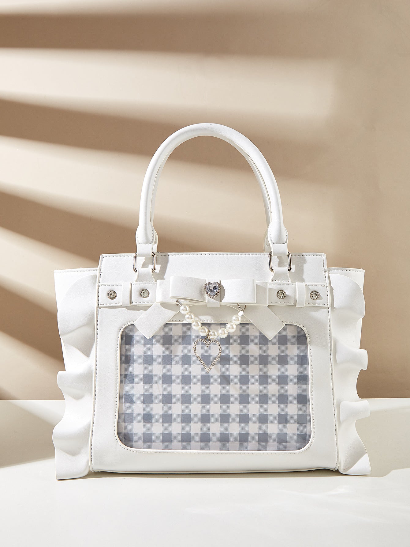 Women's Style Love Hand-held Cartoon Snacks Lace Crossbody Bags