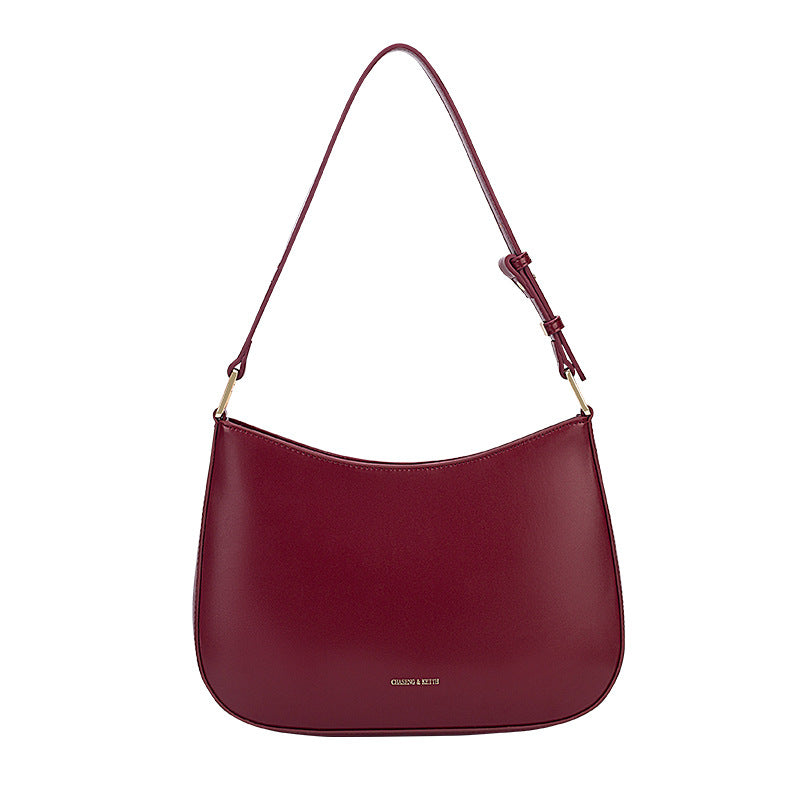 Women's High-grade Niche French Stick Underarm Simple Armpit Bags