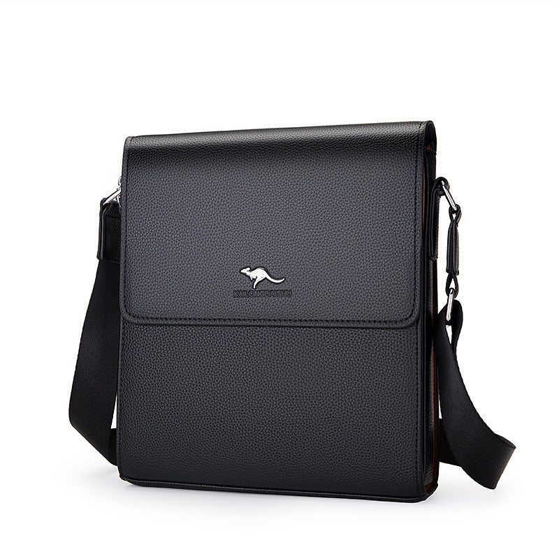 Men's Password Authentic Leather Tactile Feel Quality Men's Messenger Bags
