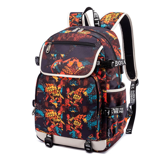 Business Computer Printing Large Capacity Green Backpacks