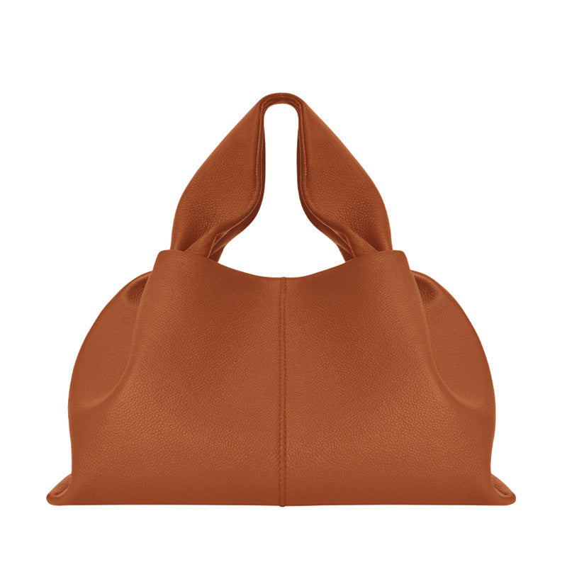 Women's Dumpling Cloud French Minority Design Genuine Handbags