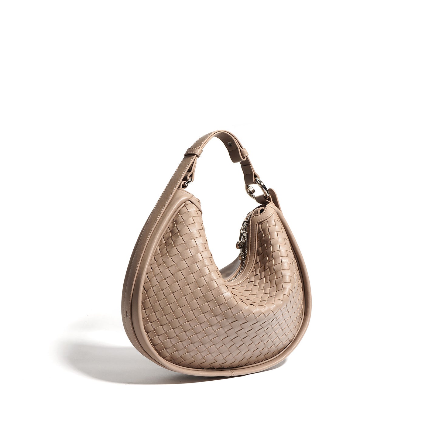 Braided Leather Selenodont Early Spring Fashion Genuine Armpit Bags