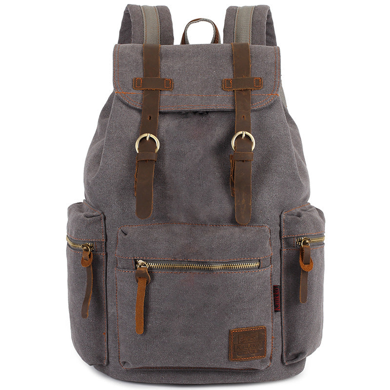 Men's Canvas Retro Female College Shiralee Fashion Backpacks