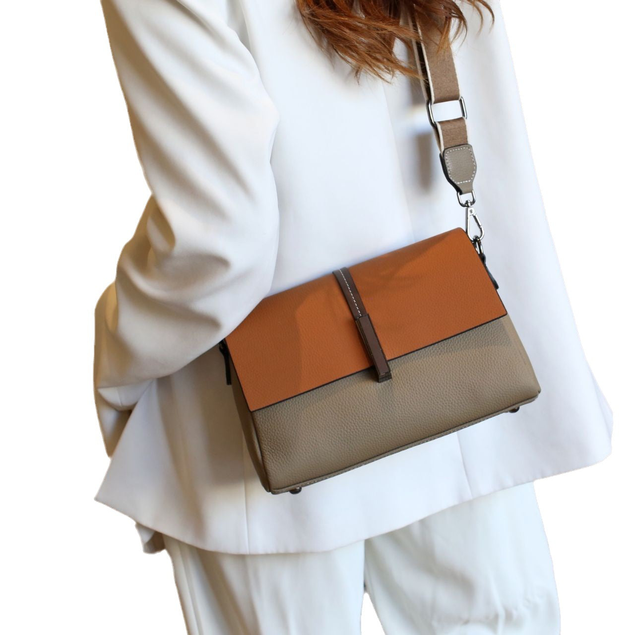 Women's Genuine Leather Stylish Good Texture Lady's Crossbody Bags