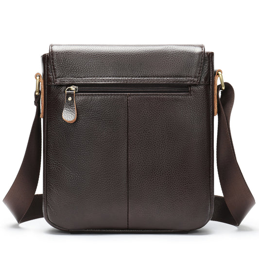 Men's Trendy Durable Leather Cowhide Business Bags