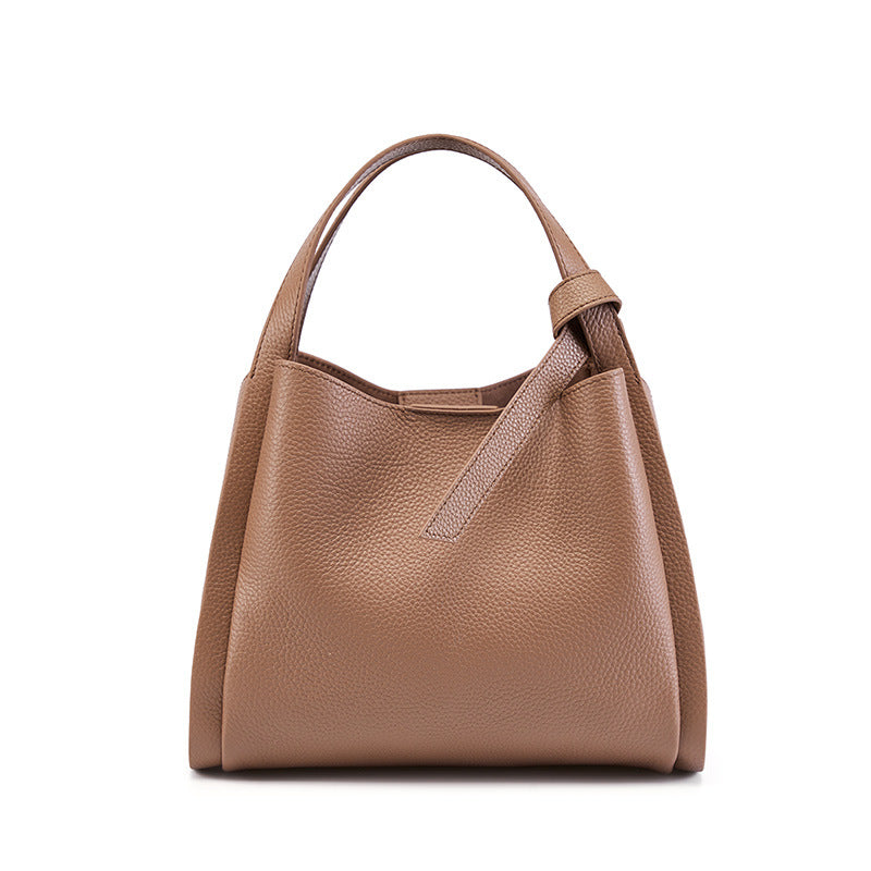 Women's Yan Leather Vegetable Basket To Give Crossbody Bags