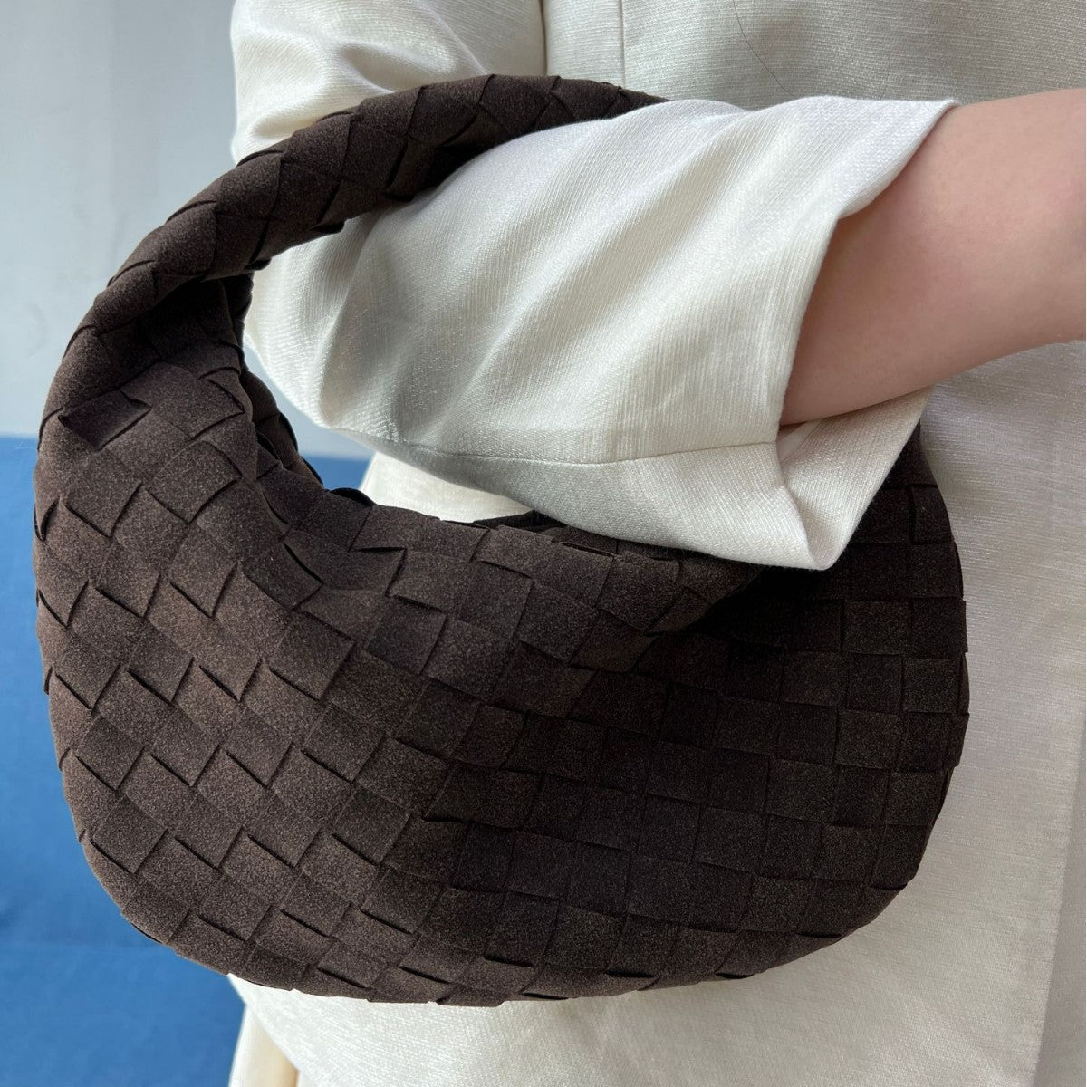 Frosted Woven Hand Handmade Horn Knotted Handbags