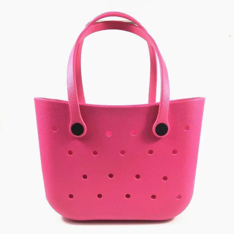 Charming Comfortable Durable Beach Basket Hole Handbags