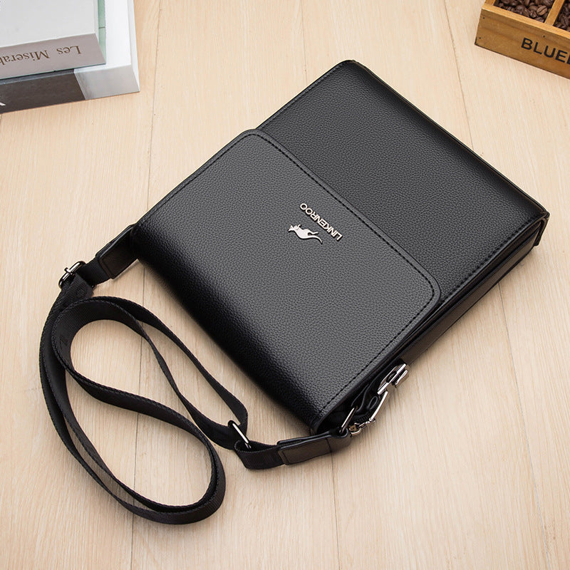 Men's Man With Password Business Cover Vertical Men's Shoulder Bags