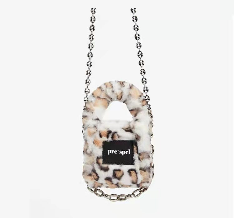 Women's Niche Designer Luxury Plush Imitation Fur Shoulder Bags
