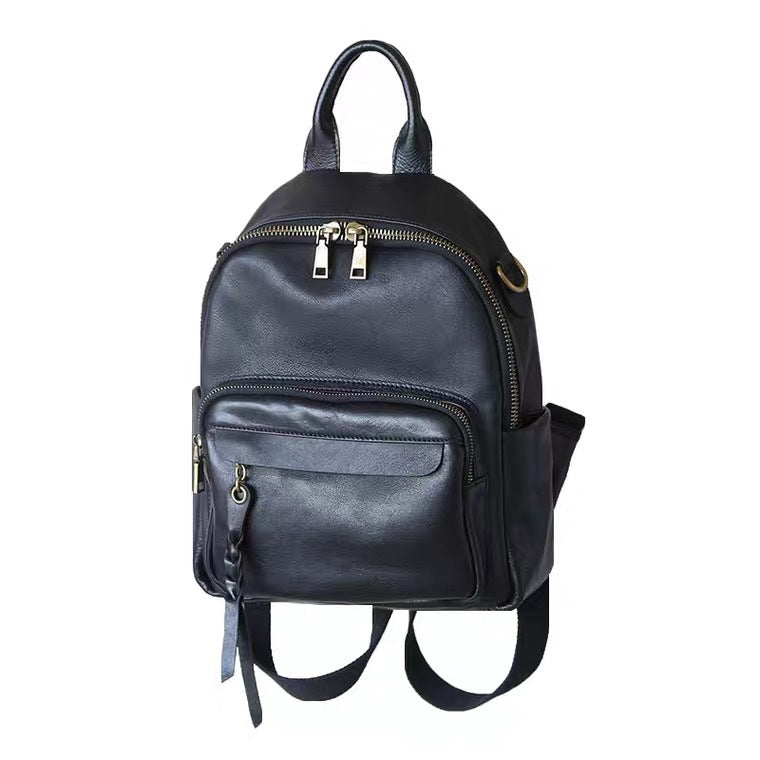 Women's Genuine Leather Shoulders One First Layer Cowhide Plant Shoulder Bags