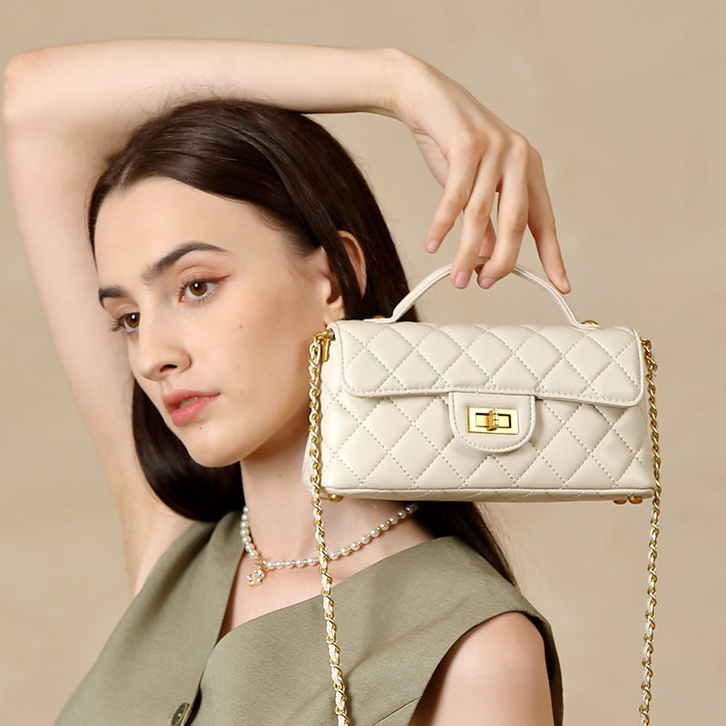 Women's Style Chain Affordable Luxury Fashion Leather Portable Crossbody Bags