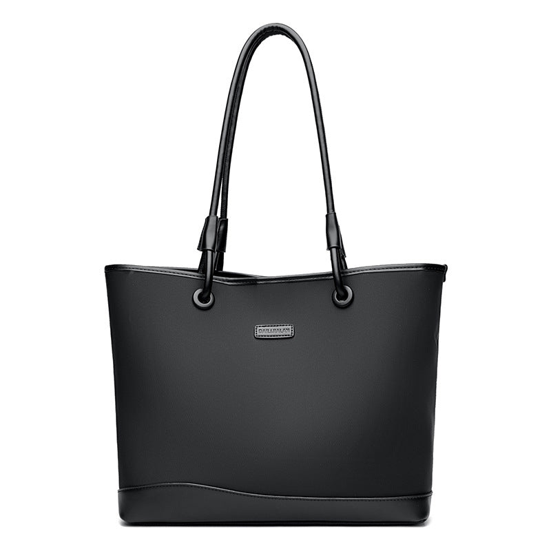 Women's Oxford Cloth With Leather Large Popular Shoulder Bags