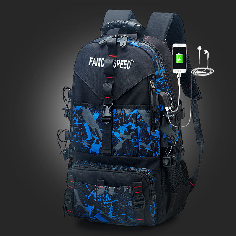 Men's Large Capacity Leisure Hiking Waterproof Backpacks
