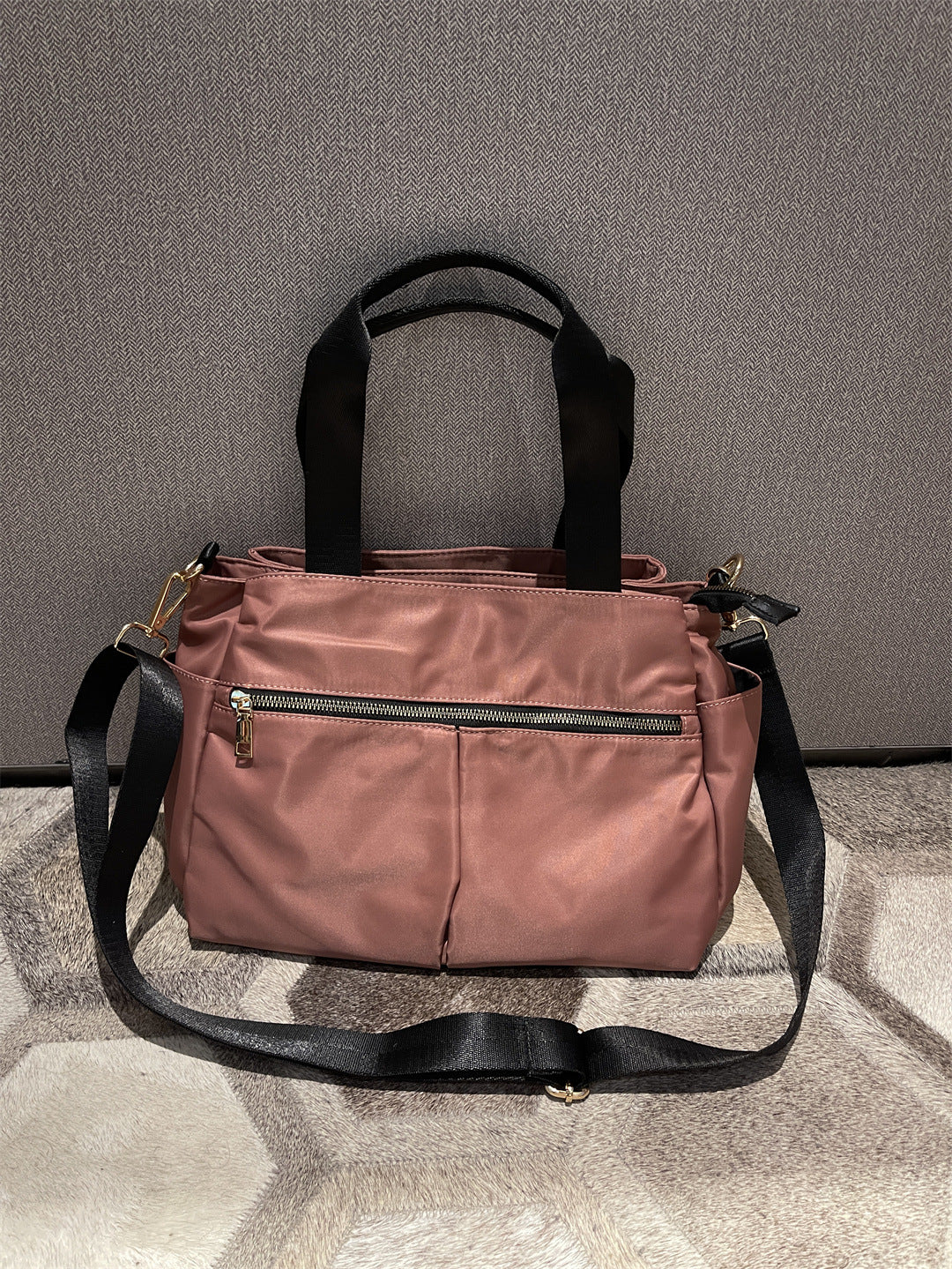 Capacity Practical Waterproof Nylon Cloth High Tote Bags