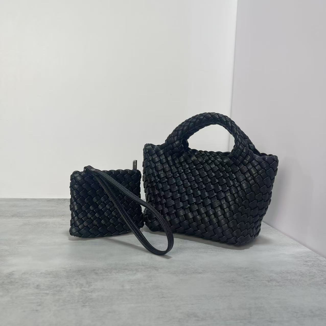British Niche Hand-woven Mini High-grade Vegetable Phone Bags