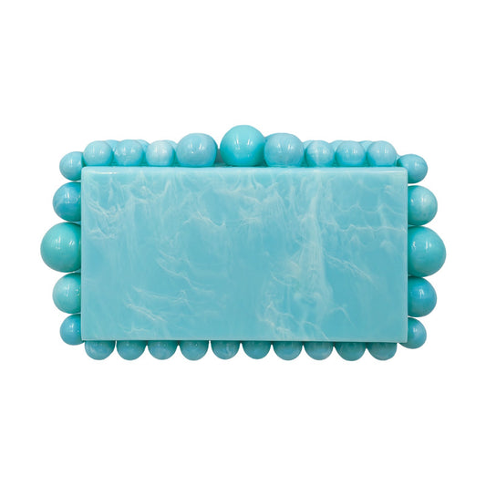 Women's Marbling Acrylic Candy Color Beads One Crossbody Bags