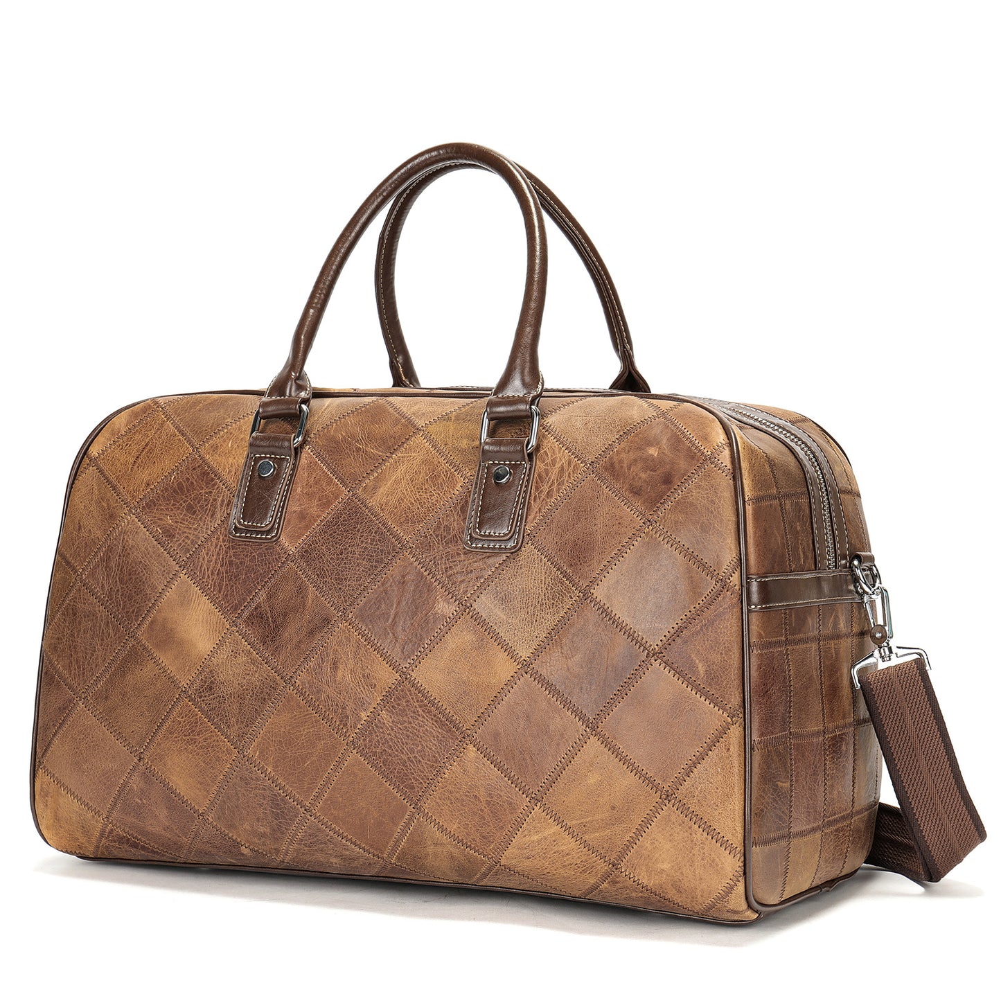 Vintage First Layer Cowhide Large Capacity Travel Bags