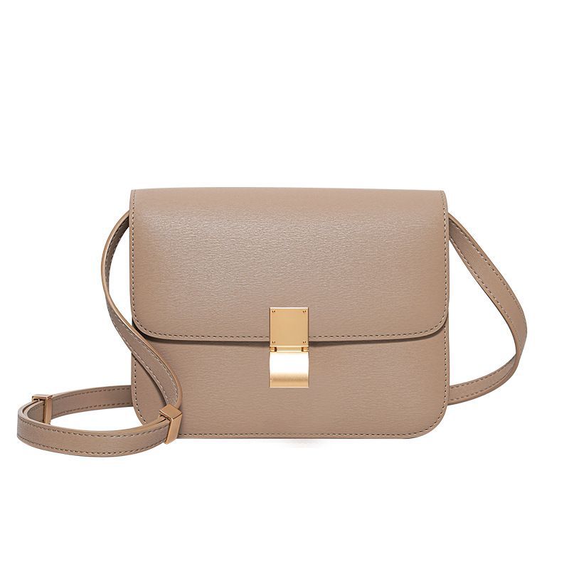 Women's Genuine Leather High Sense One Small Square Bags