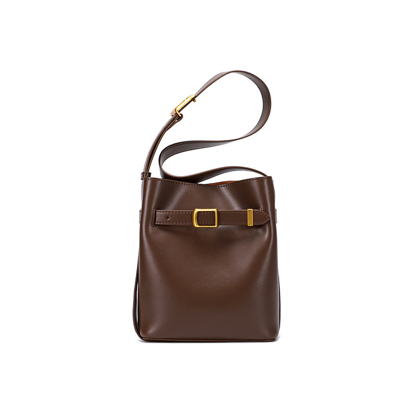 Women's Genuine Leather High-grade Retro Cowhide Lucky Crossbody Bags