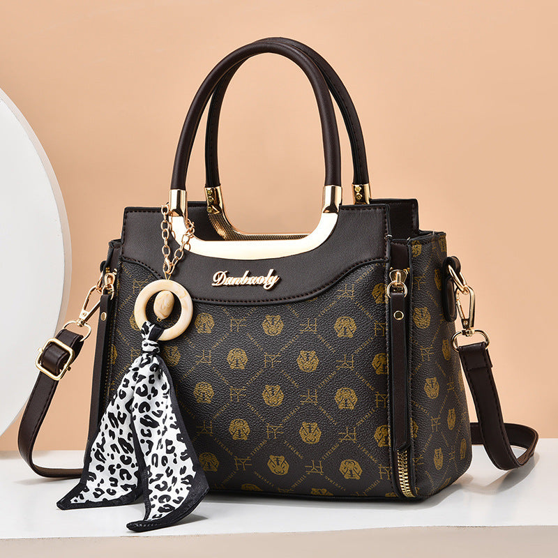 Innovative Women's Fashionable Printed Simple High-grade Shoulder Bags