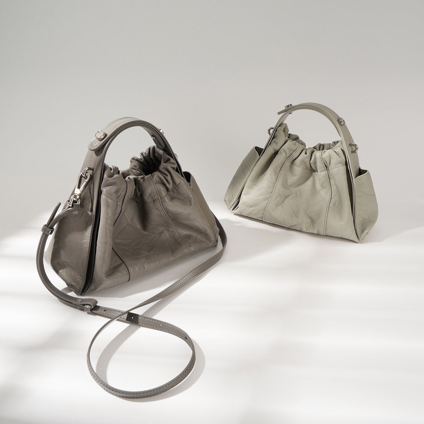 Women's Design Fashion Vintage Crumpled Cloud Single Classic Shoulder Bags