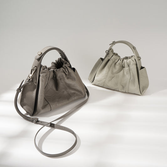 Women's Design Fashion Vintage Crumpled Cloud Single Classic Shoulder Bags