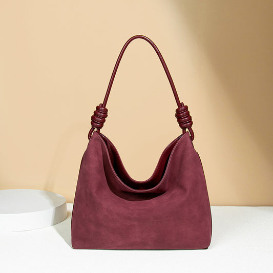 Women's Vintage Deerskin Veet High Sense Large Tote Bags