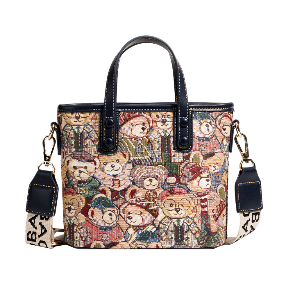 Women's Glamorous Source Niche Design Canvas Shoulder Bags