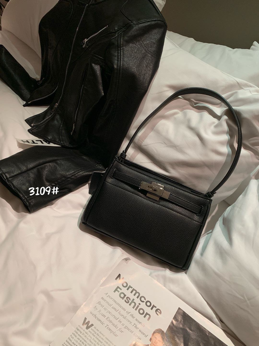 Women's Design Genuine Leather Underarm Kelly High-grade Crossbody Bags
