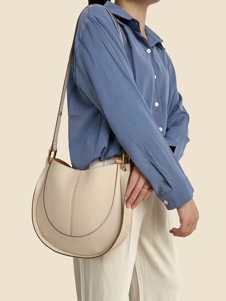 Women's Soft Leather Design Special Interest Light Luxury Shoulder Bags