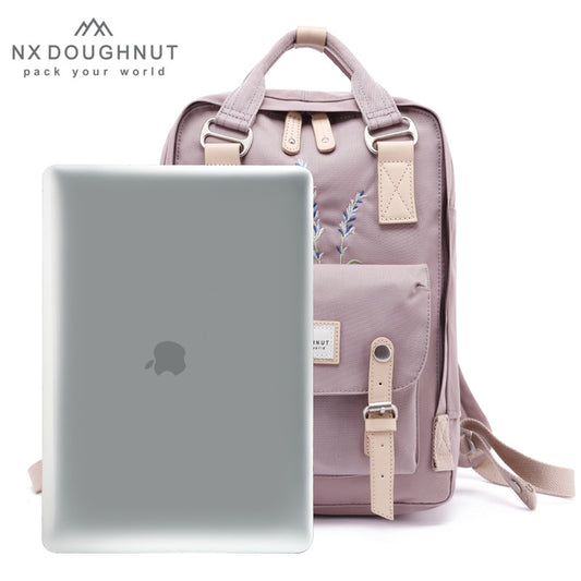Popular Donut Artistic Style Embroidery Nylon Backpacks