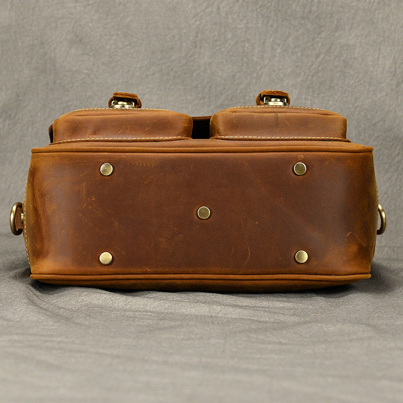 Vintage Genuine Leather Crazy Horse Mini Bags