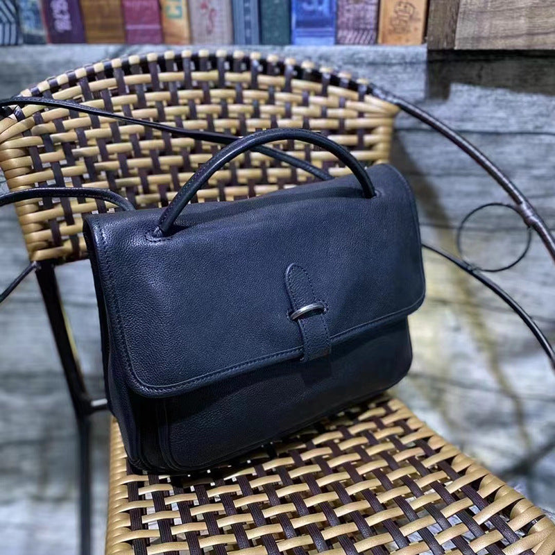 Women's Handmade Cowhide Advanced Texture Design Commuter Shoulder Bags