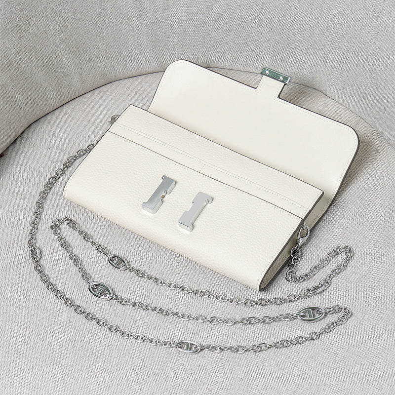 Leather Stewardess Pig Nose Chain Fashion Crossbody Bags