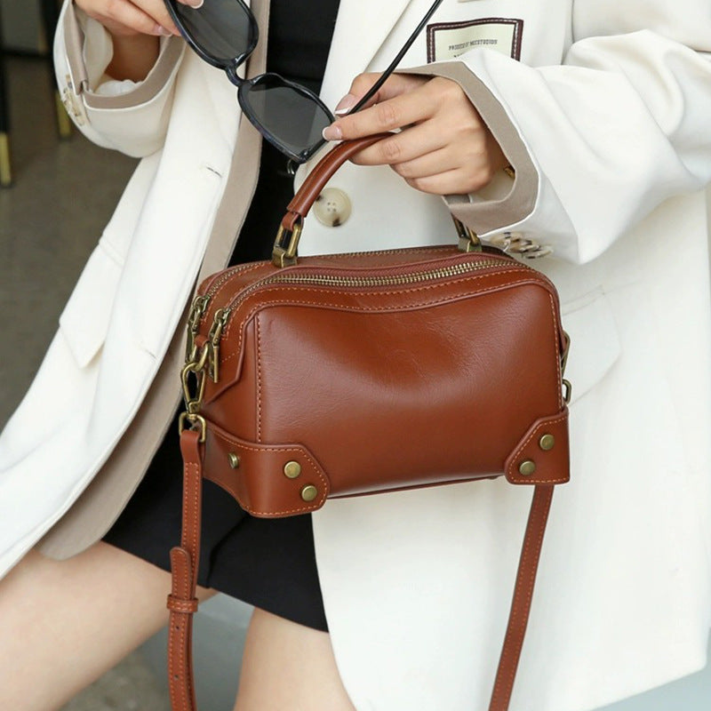 Women's Fashionable High-grade Fashion Summer Mini Exquisite Genuine Shoulder Bags