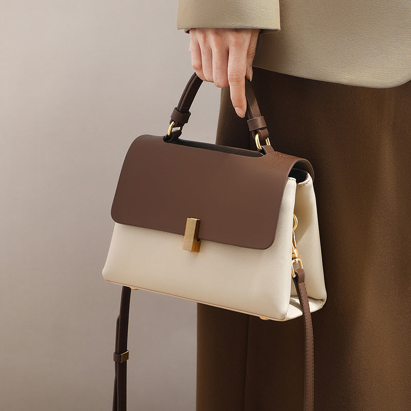 Elegant Female Lady Design Texture Portable Handbags