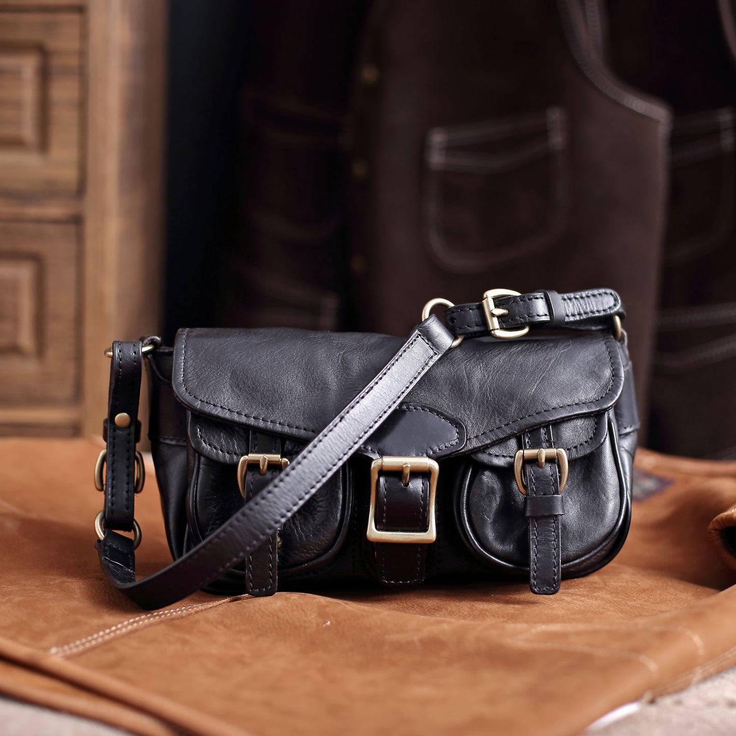 Women's Minority First Layer Cowhide Light Luxury Bags