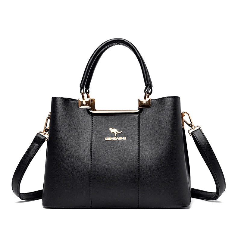 Korean Style Fashion Soft Leather Large Shoulder Bags