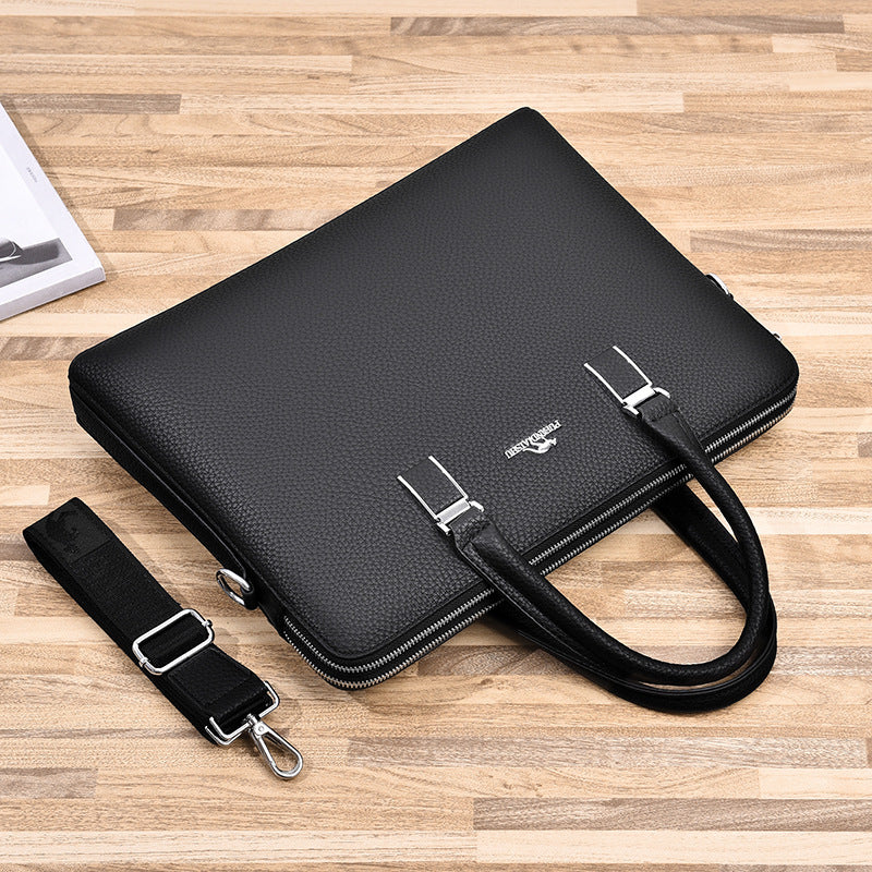 Men's Horizontal Business File Computer Commuter Gift Men's Handbags