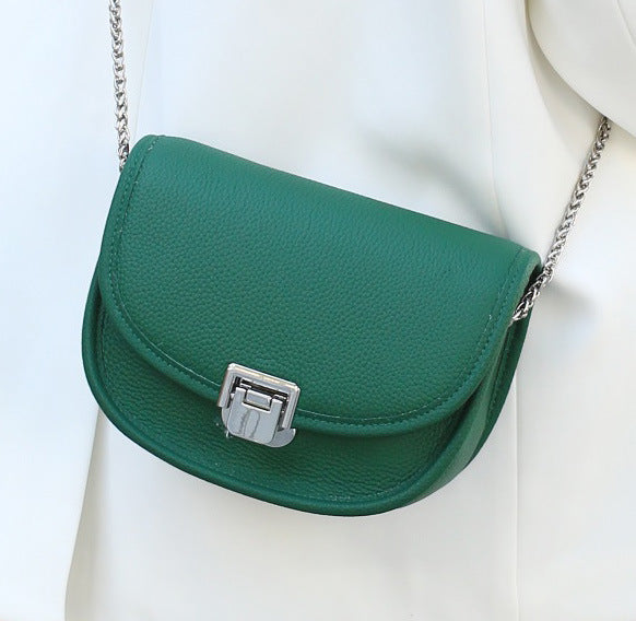Advanced Texture Design Saddle Summer Soft Shoulder Bags