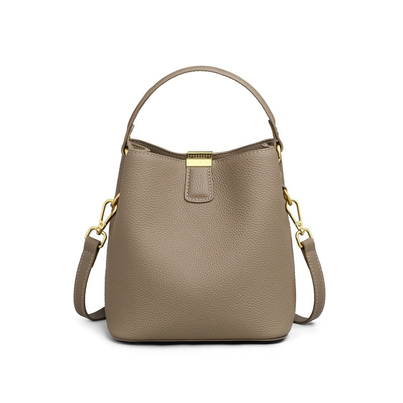 Women's Large Capacity Genuine Leather Commuter Crossbody Bags