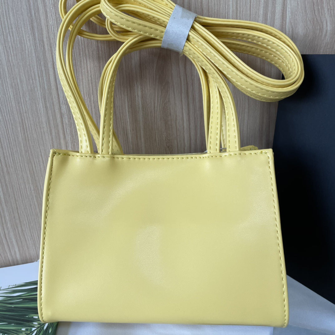 Women's Niche Three-dimensional Embossed Letter Simplicity Bags