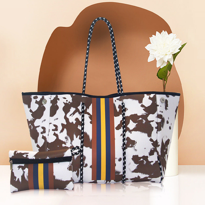 Women's Fashion Neoprene Big Large Beach Travel Bags