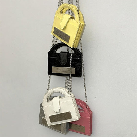 Women's Niche Fashion Mini Portable Chain Waste Small Square Bags
