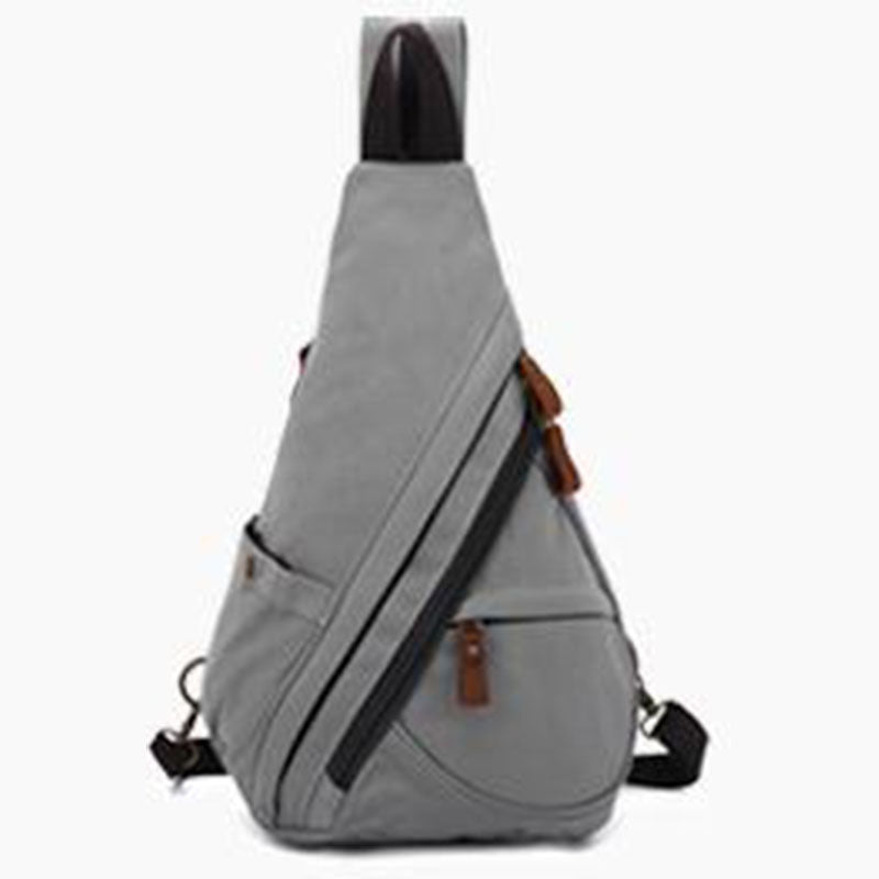 Men's New Graceful Fashion Trend Canvas Men's Shoulder Bags